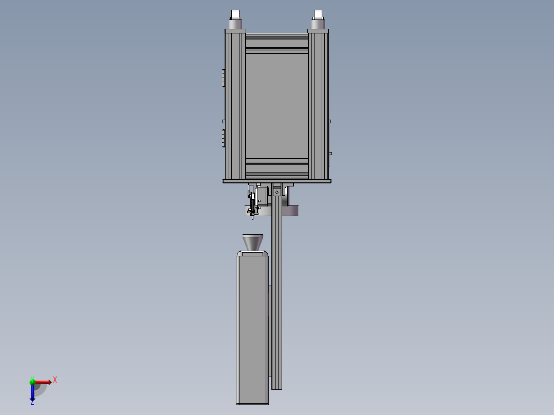镭射机设计图俯视图