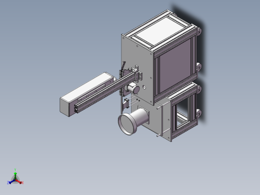 镭射机设计图正等轴测缩略图