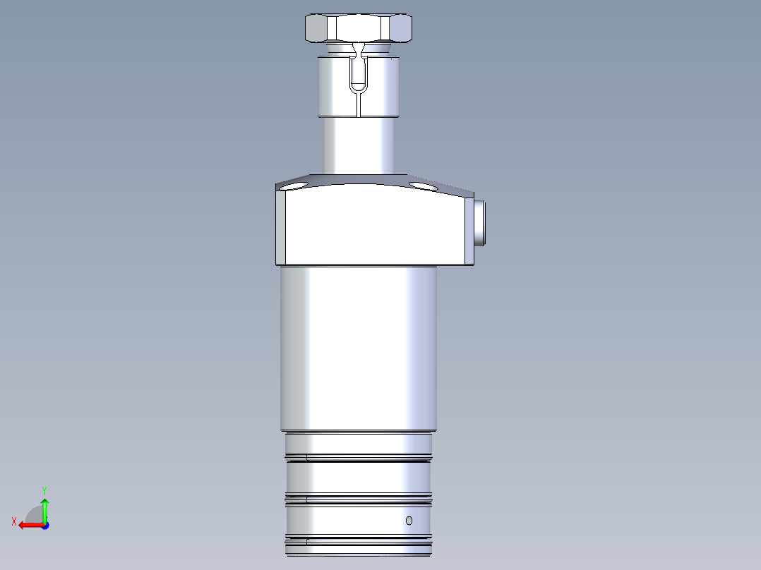 KOSMEKLHA0480-CLM多系列多零件图纸模型后视图