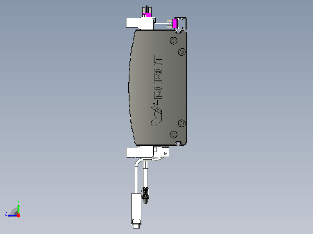 威洛博VL系列3d模型模组2VL17E1Y-S100右视图