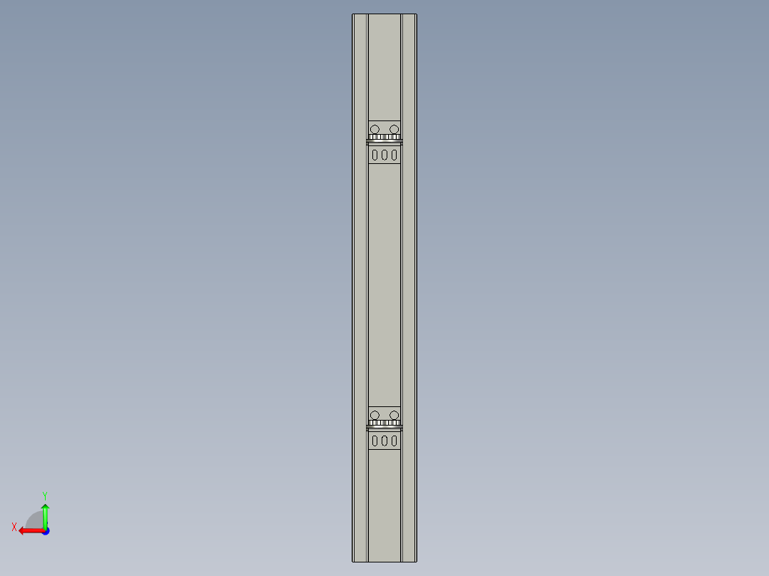 基恩士SL-M40H_kc图纸模型后视图