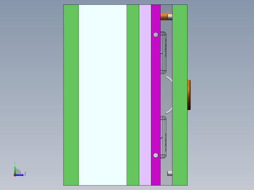Q239-手机壳的注塑模具设计和结构设计【三维SolidWorks】左视缩略图