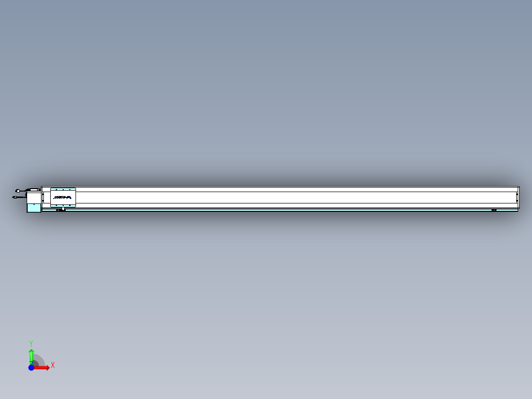 威洛博VBC同步带传动一无尘环境VBC14-L45-S2700-BLD-ZP75-C3前视图