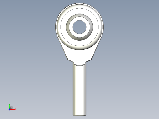 端桿軸承YHP.YHPL,YHN.YHNL,YHM.YHML-3D多系列多零件图纸模型前视缩略图