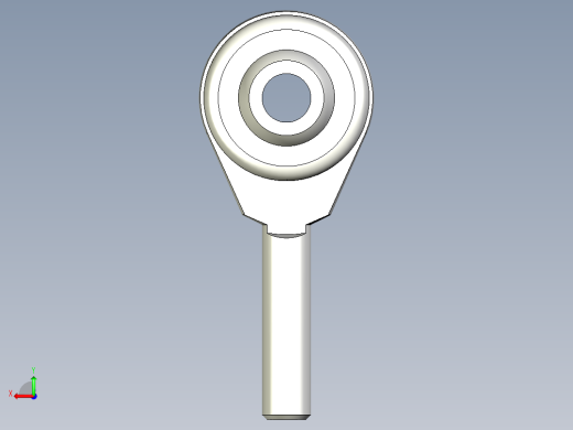 端桿軸承YHP.YHPL,YHN.YHNL,YHM.YHML-3D多系列多零件图纸模型后视缩略图