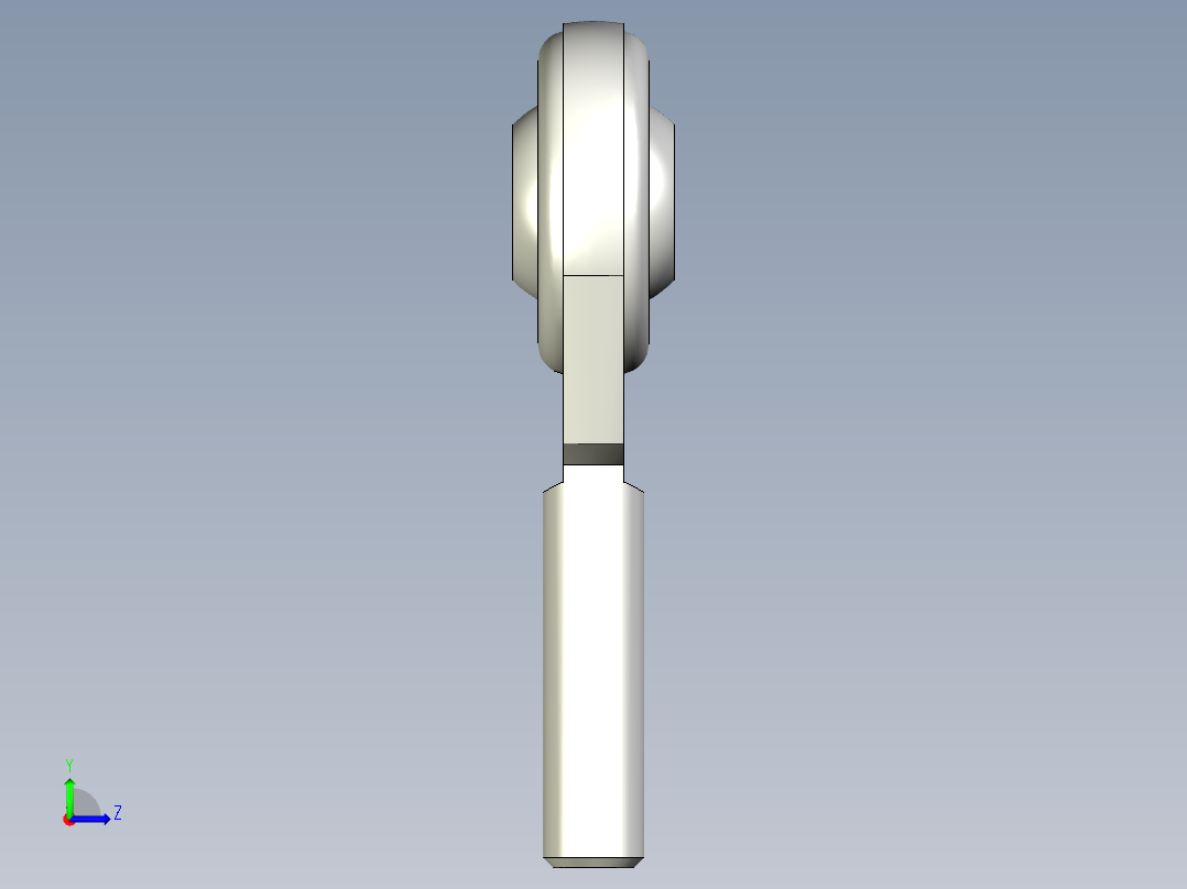 端桿軸承YHP.YHPL,YHN.YHNL,YHM.YHML-3D多系列多零件图纸模型左视图