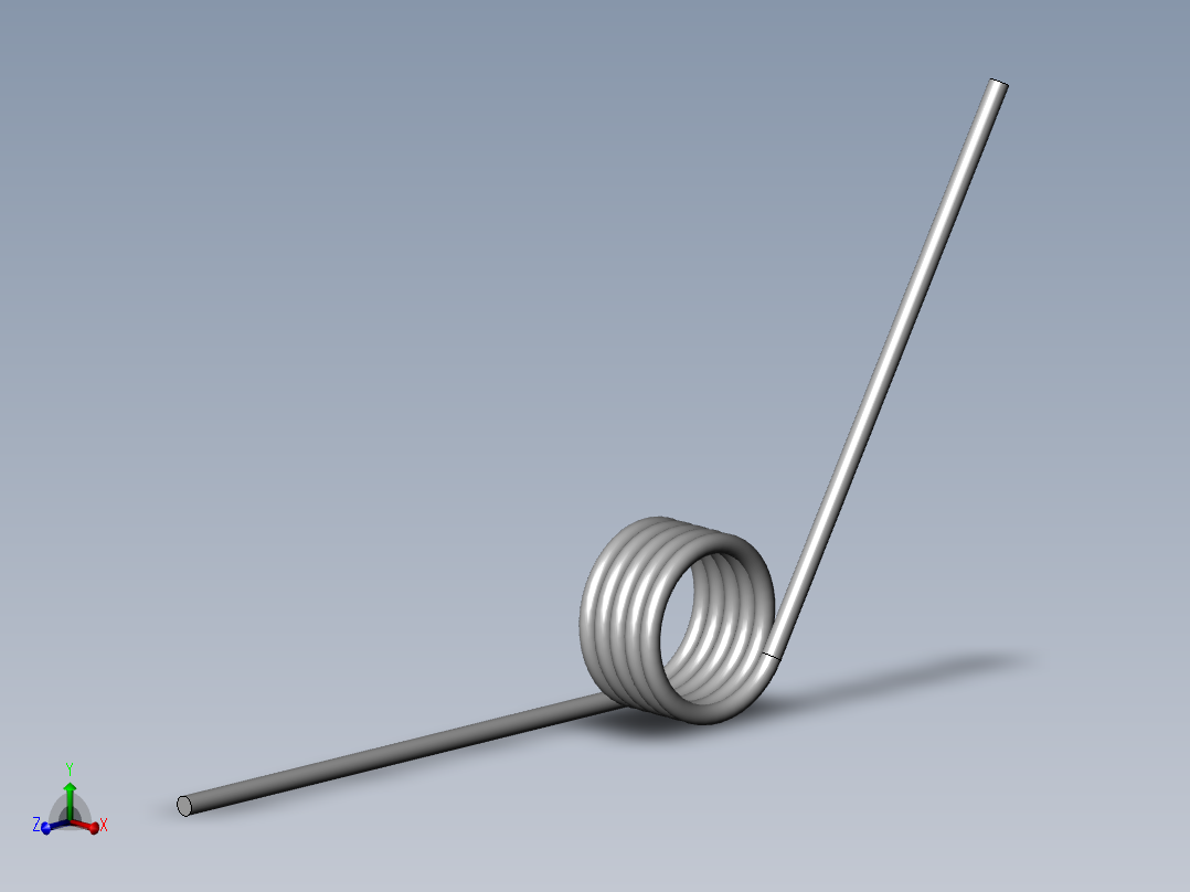 异形弹簧-9271K699_MUSIC-WIRE STEEL TORSION SPRING