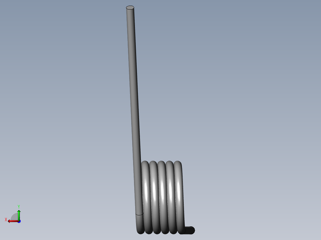 异形弹簧-9271K699_MUSIC-WIRE STEEL TORSION SPRING后视图