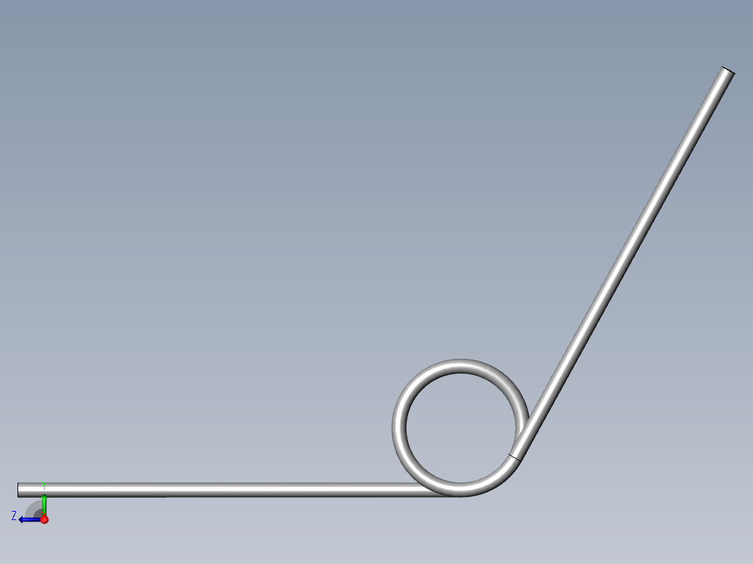 异形弹簧-9271K699_MUSIC-WIRE STEEL TORSION SPRING右视图