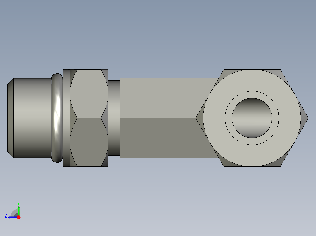 卡套式工业通用硬管接头6_cc5bu-s右视图
