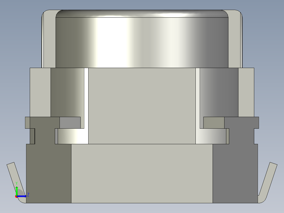1 6毫米方形长程SMD轻触开关左视图