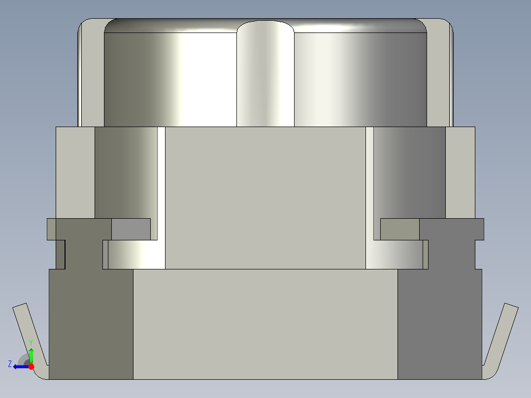 1 6毫米方形长程SMD轻触开关右视图