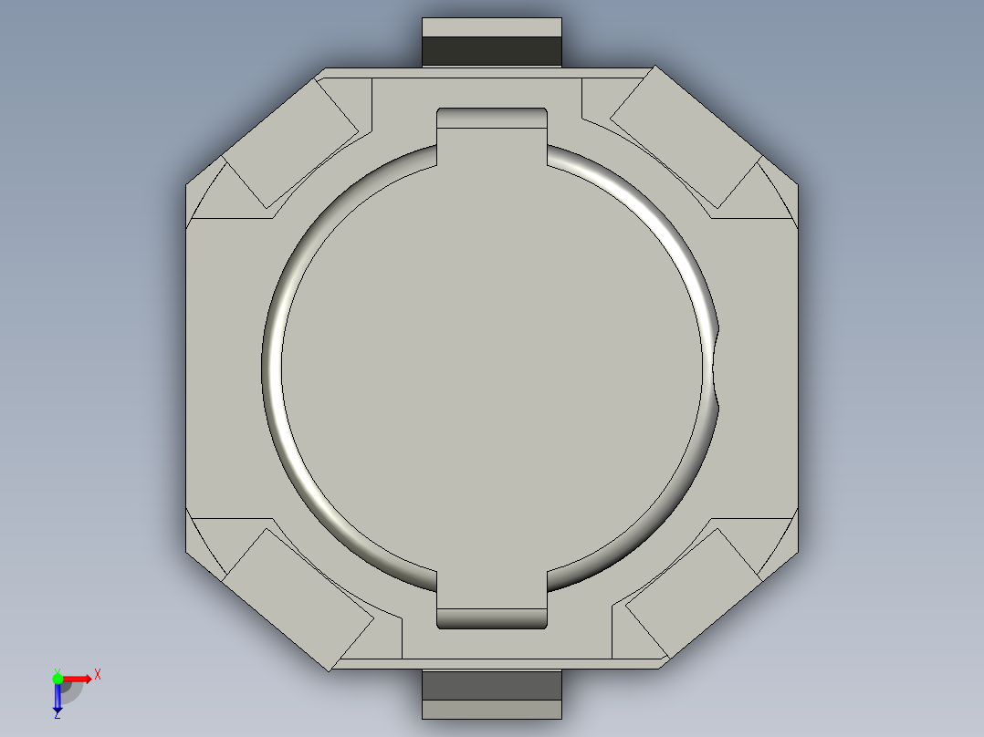 1 6毫米方形长程SMD轻触开关俯视图