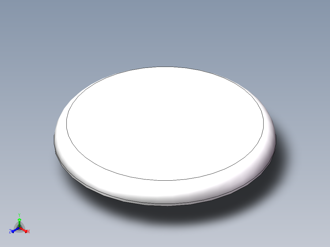 THB碟形封头DN3000正等轴测图