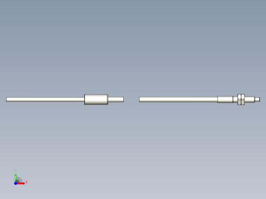 耐高温玻璃光纤_漫反射型FR-GW411_3D前视缩略图