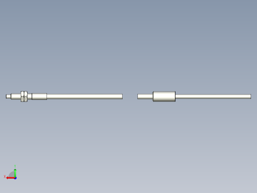 耐高温玻璃光纤_漫反射型FR-GW411_3D后视缩略图