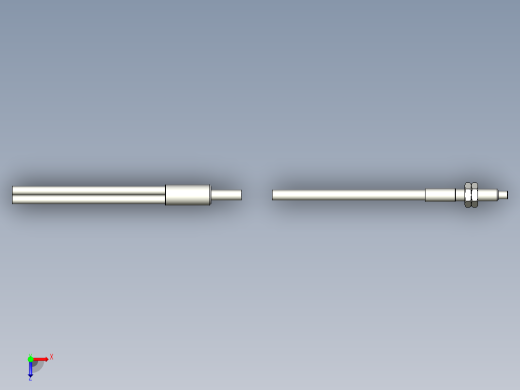 耐高温玻璃光纤_漫反射型FR-GW411_3D俯视缩略图