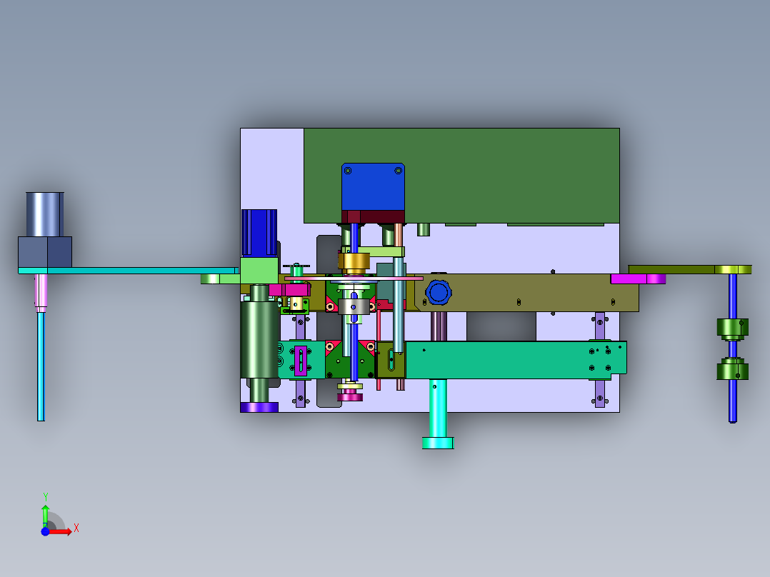 半自动载带封装设备前视图
