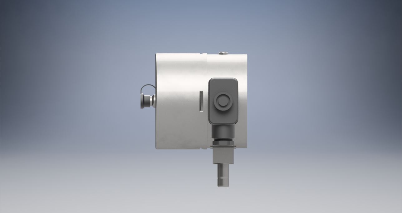 接触式压力表，100毫米，下部安装，12毫米管接头