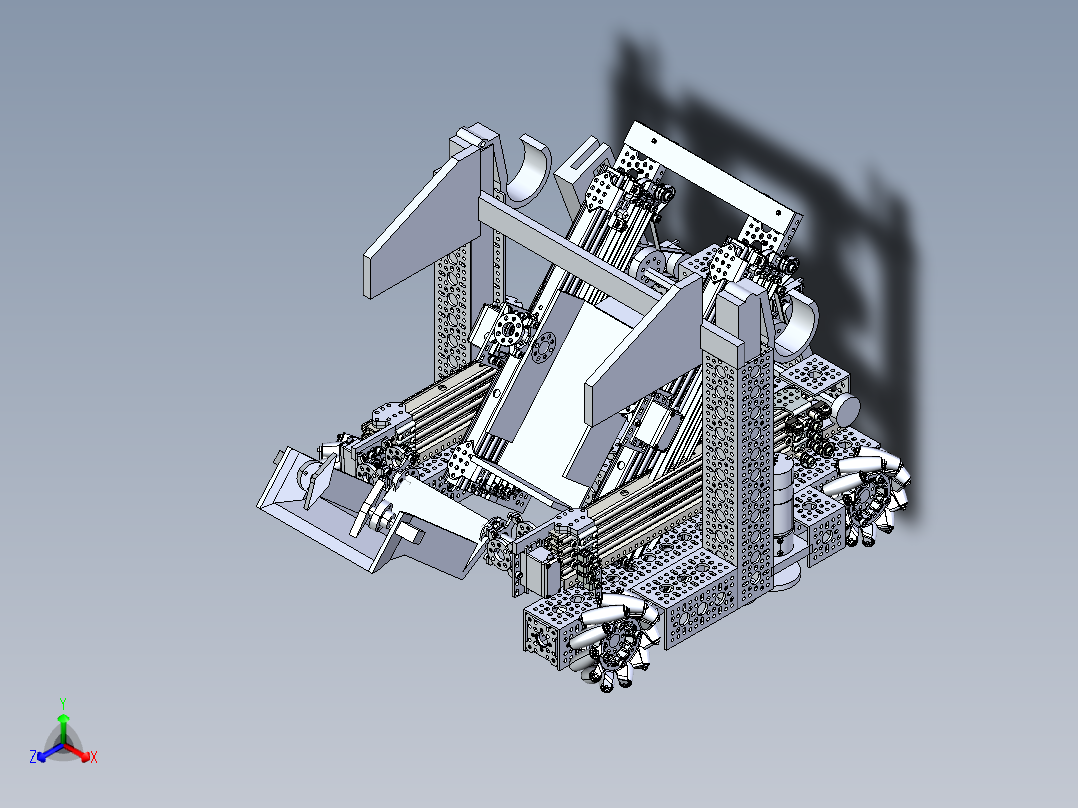 FTC拾取和放置机器人比赛小车Solidworks设计 附STEP格式