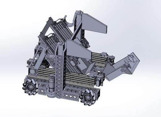 FTC拾取和放置机器人比赛小车Solidworks设计 附STEP格式缩略图