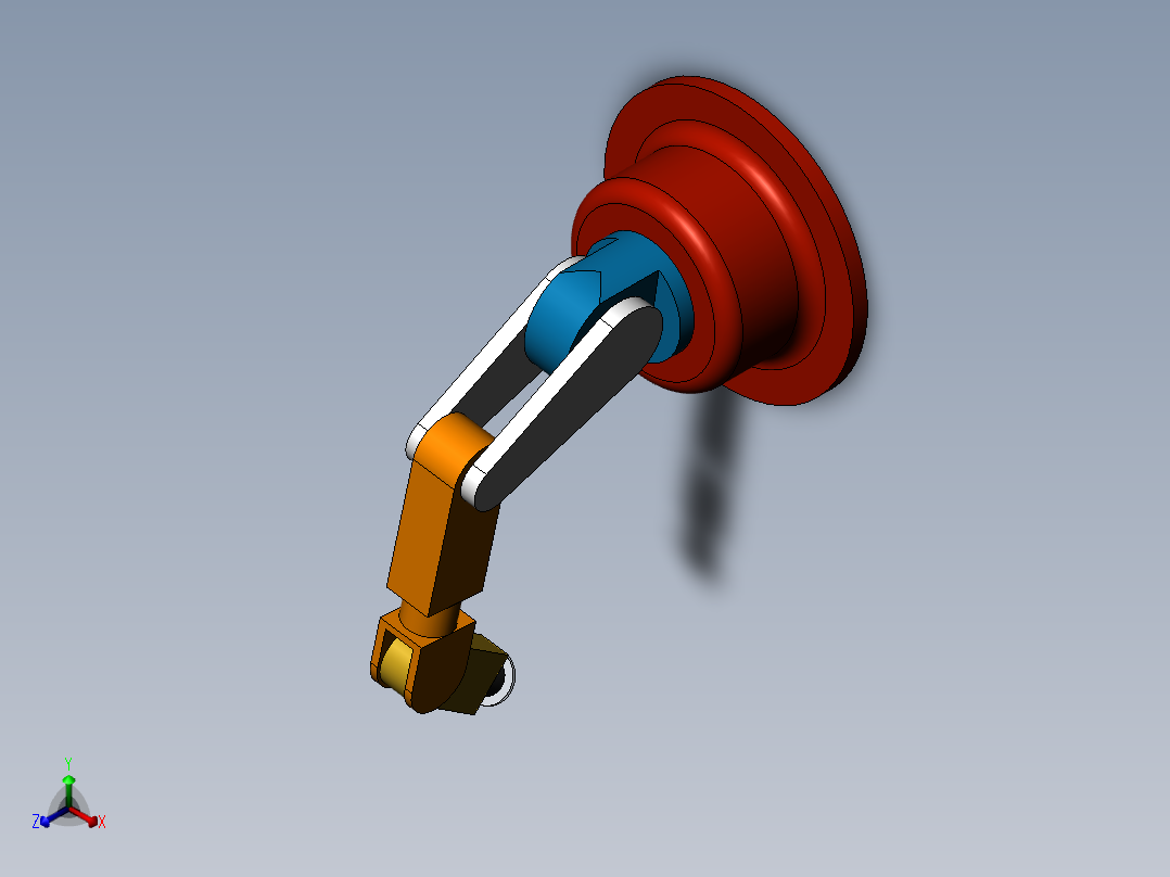 机械臂正等轴测图