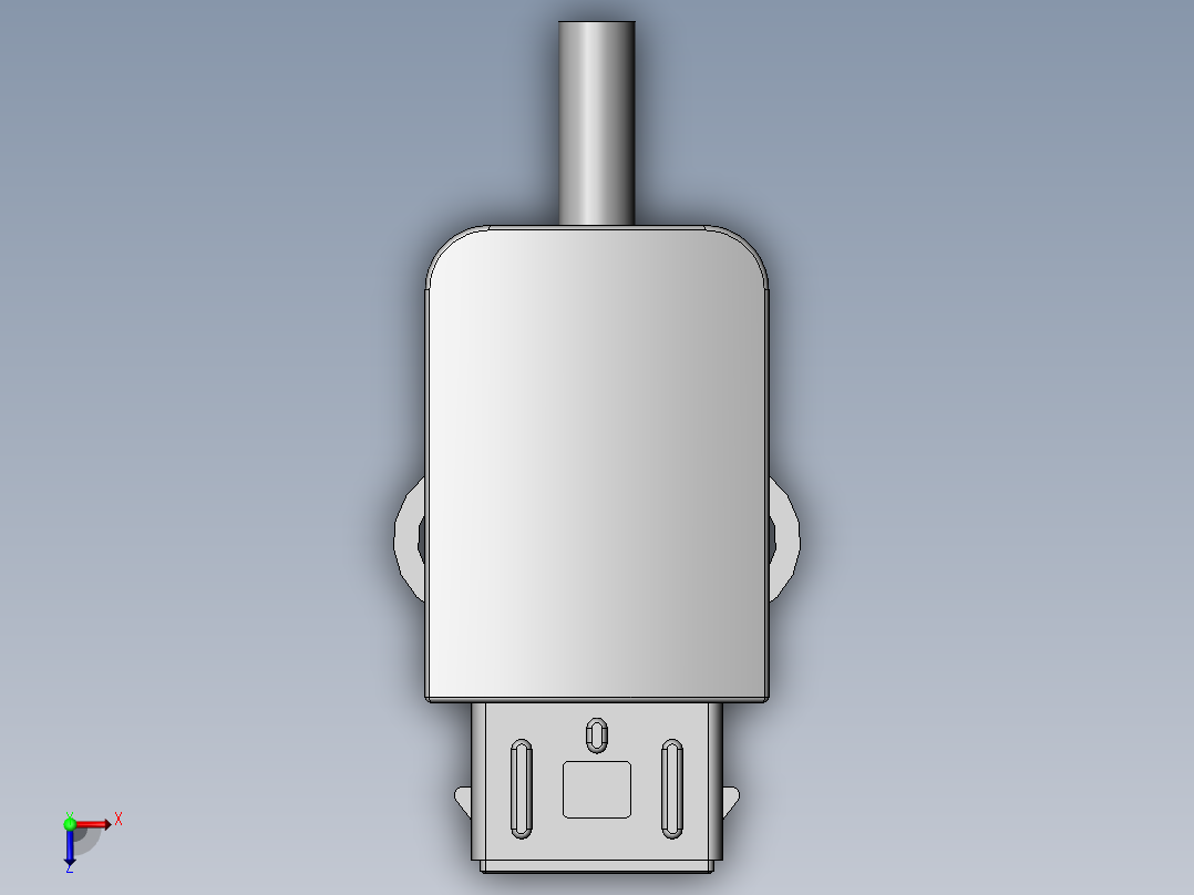 Wii Nunchuk插头俯视图