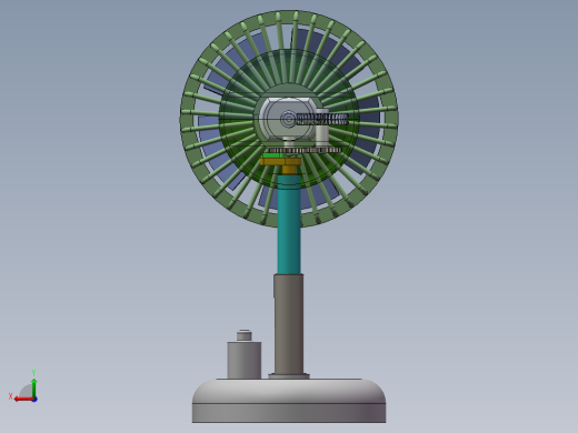 风扇3D后视缩略图