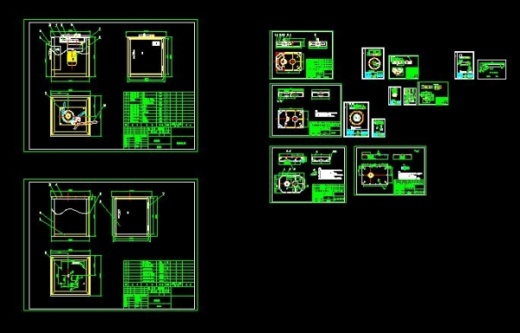 电动弯管机全套图纸缩略图