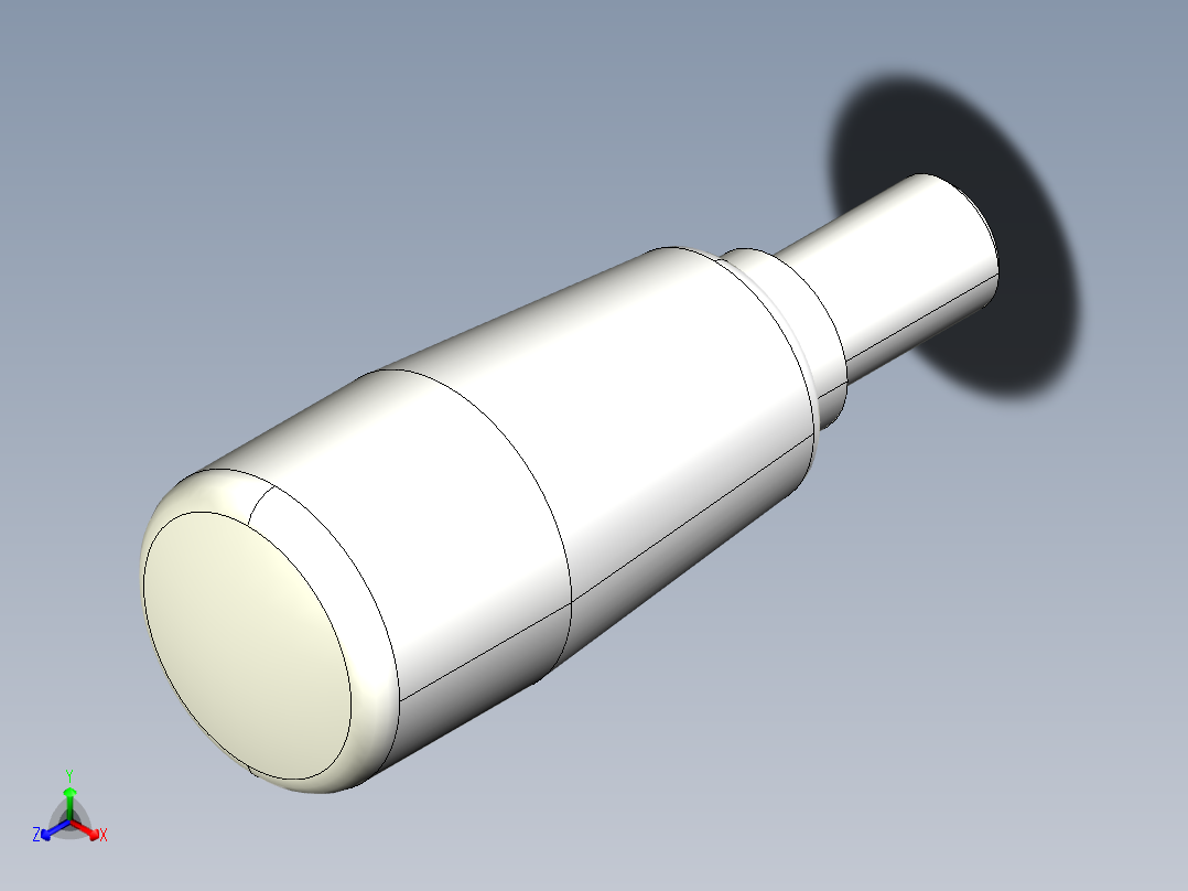 把手(迴轉)2453-3D多系列多零件图纸模型正等轴测图