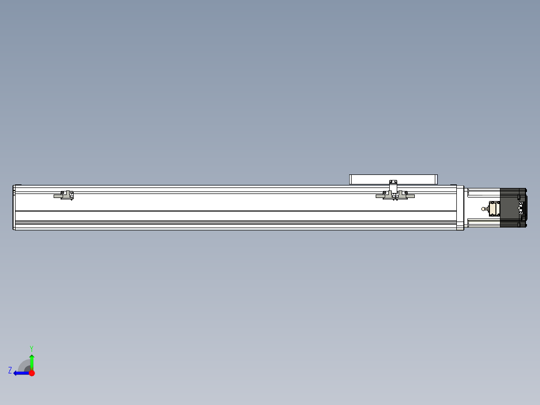 丝杠滑台-全封闭-EC17-Lx-C-S650-BC-P75-D3右视图