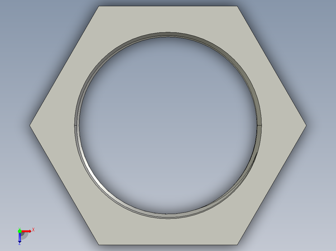 船舶管路系统SeaCor_ReducerBushing_FPTxSPIG_37J138292_2.5in x 2in俯视图