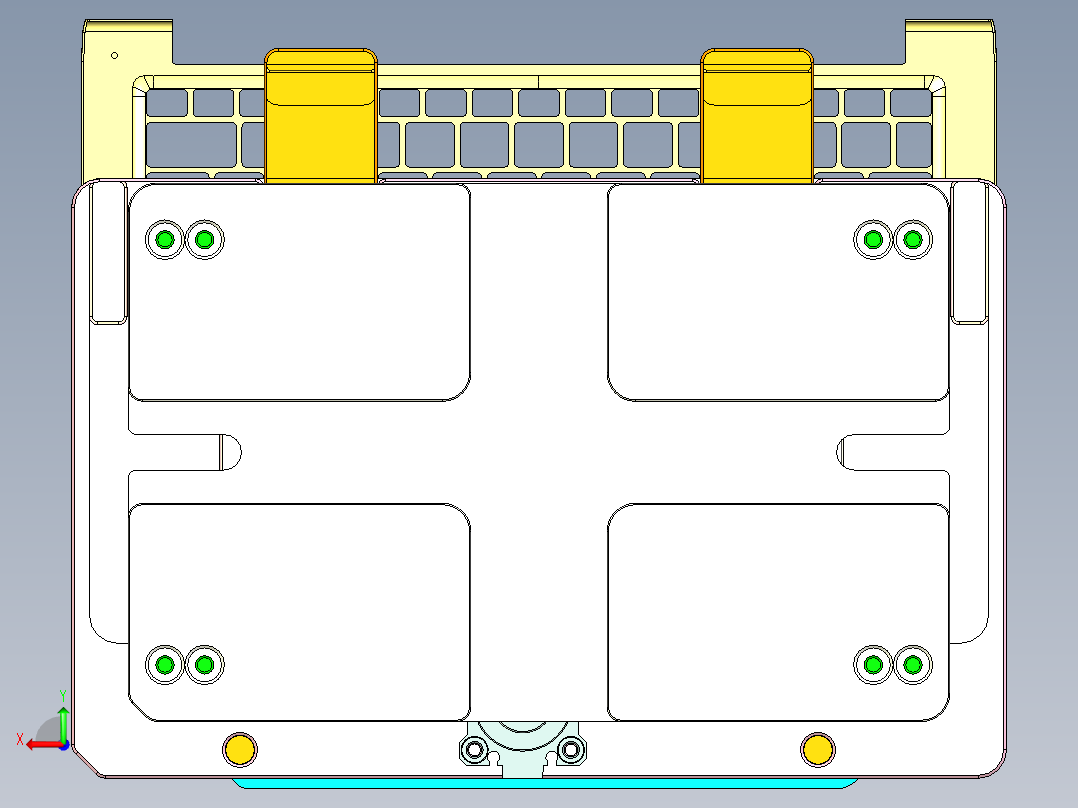 UX303-C-笔记本CNC工装夹具三维模型CNC2-0924后视图