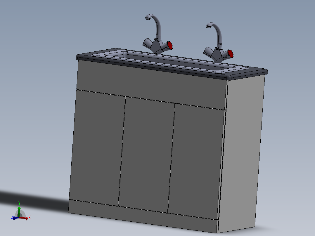 水槽、不锈钢水槽(5)主视图