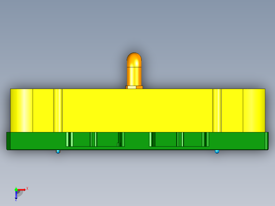 MD1-A-CNC3笔记本CNC工装夹具三维模型四轴版-210708俯视图