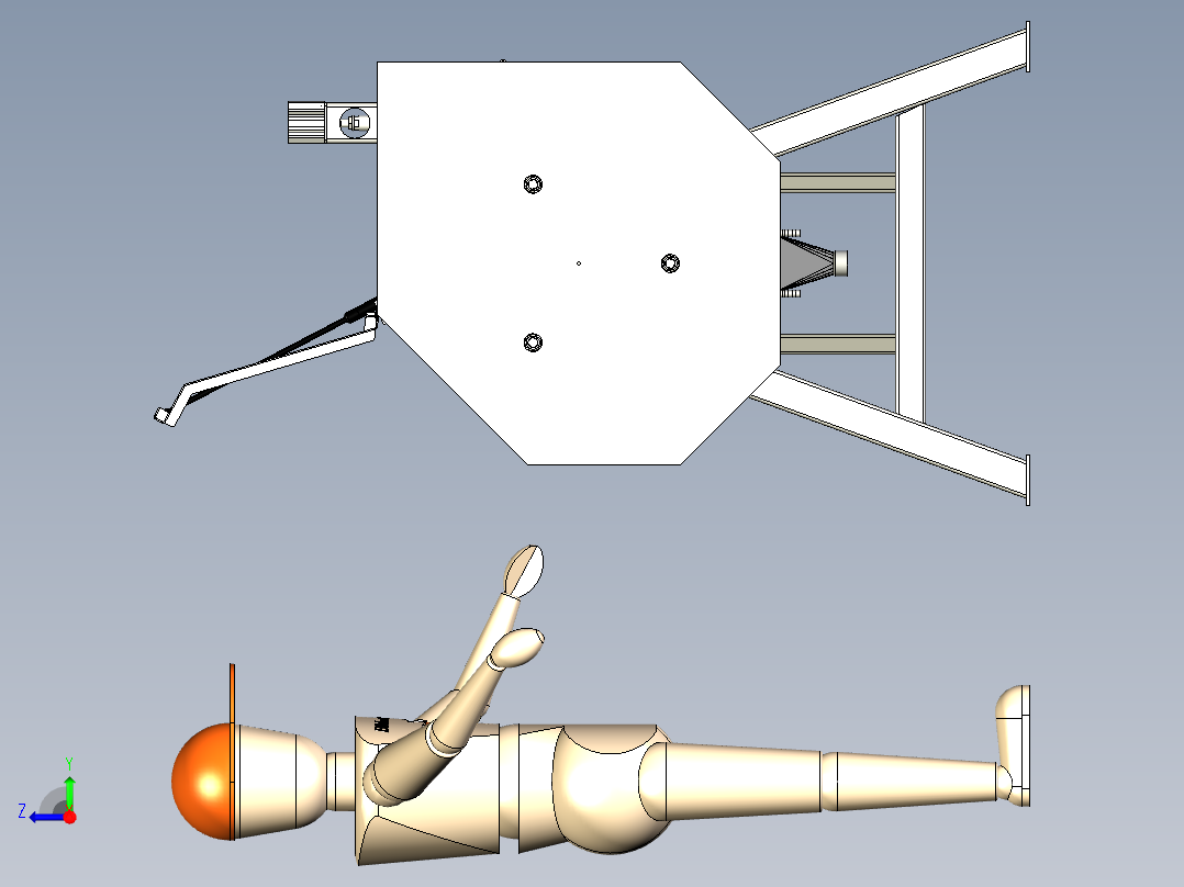 A2004022-洗衣机右视图