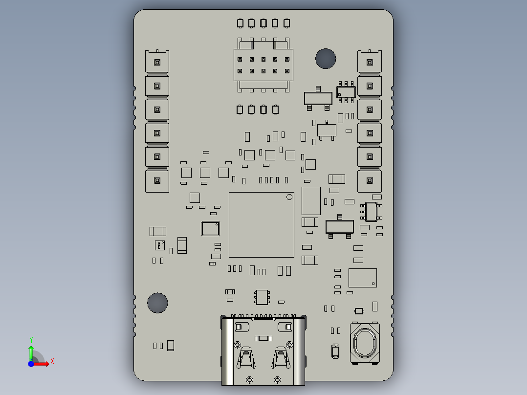 电路板、主板(186)前视图