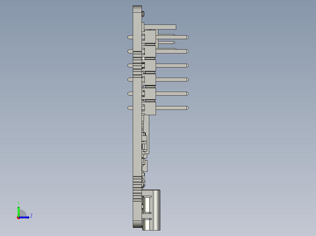 电路板、主板(186)左视图