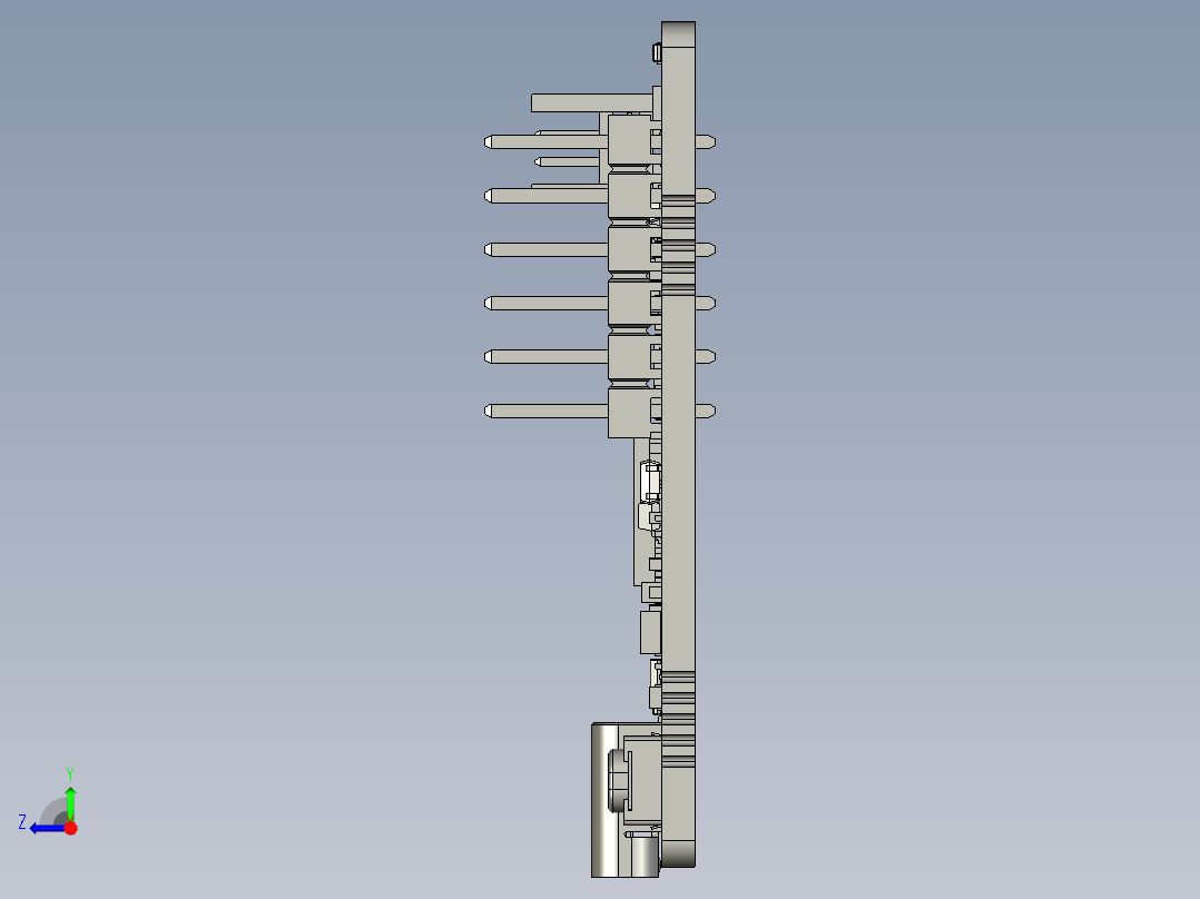 电路板、主板(186)右视图