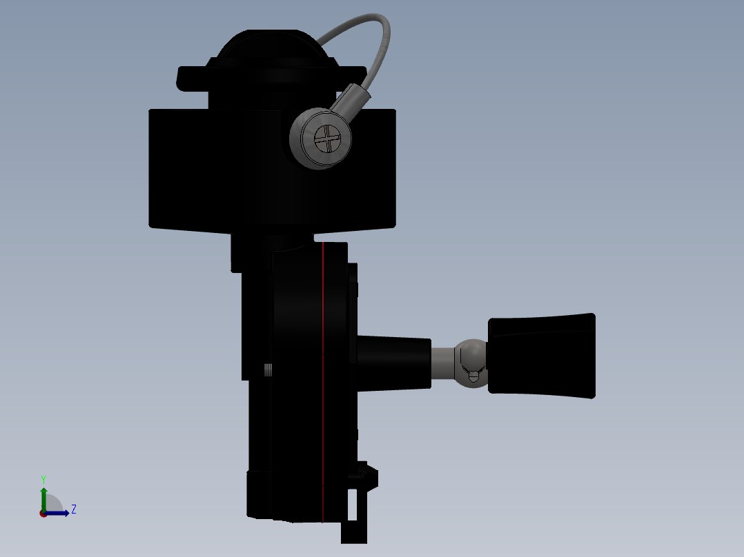 钓鱼竿(5)左视图
