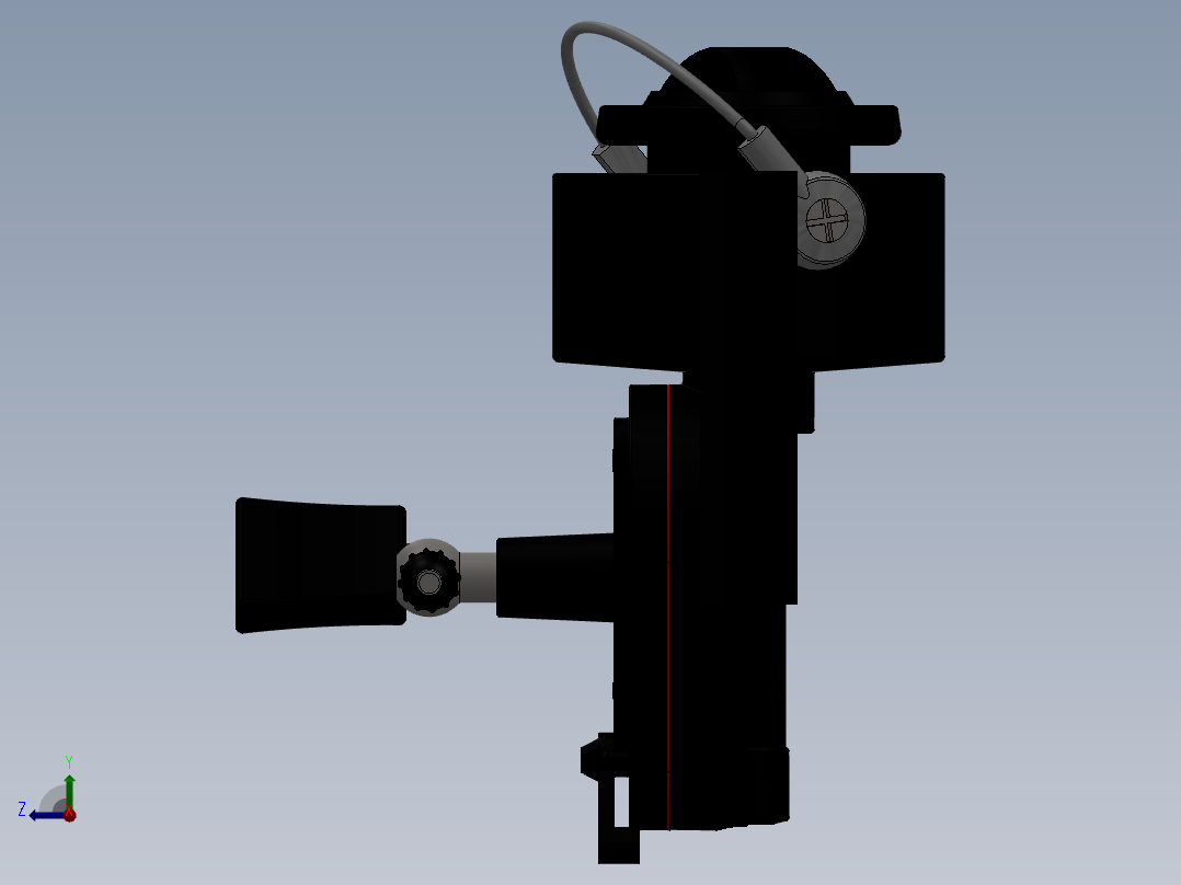 钓鱼竿(5)右视图