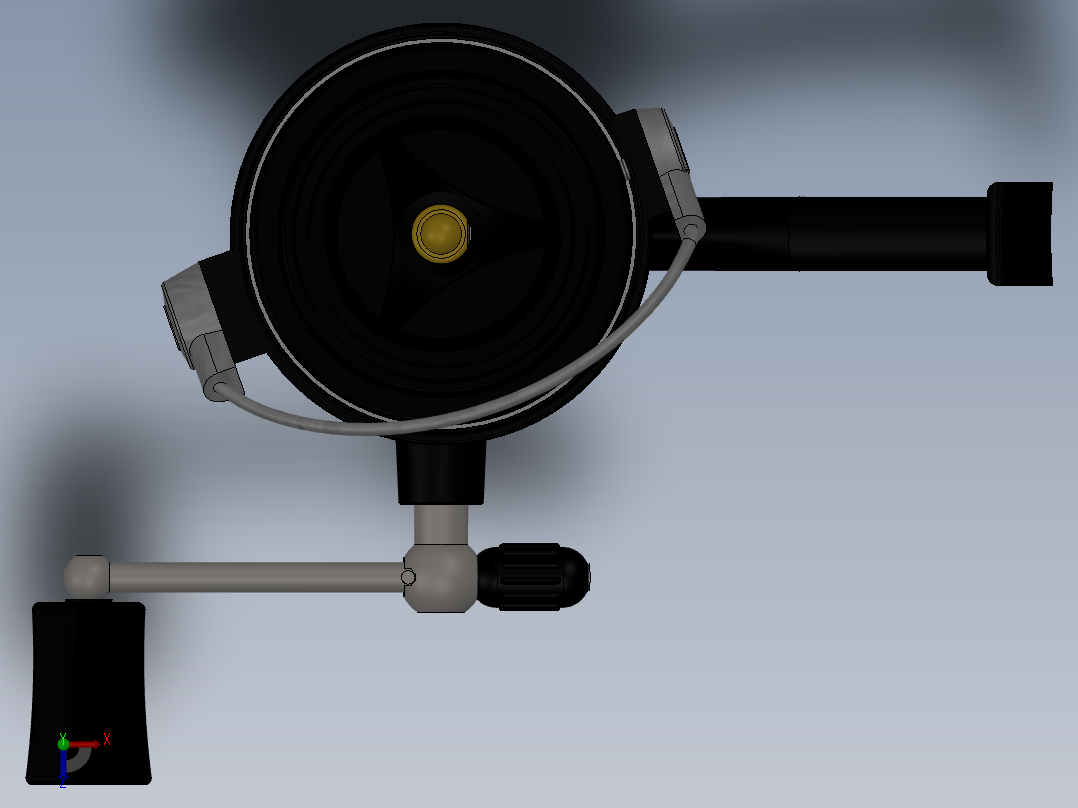 钓鱼竿(5)俯视图