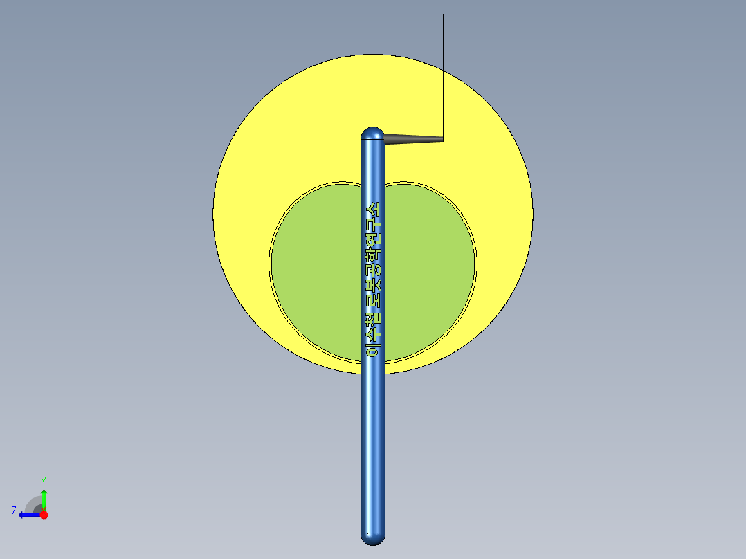 混合凸轮机构右视图