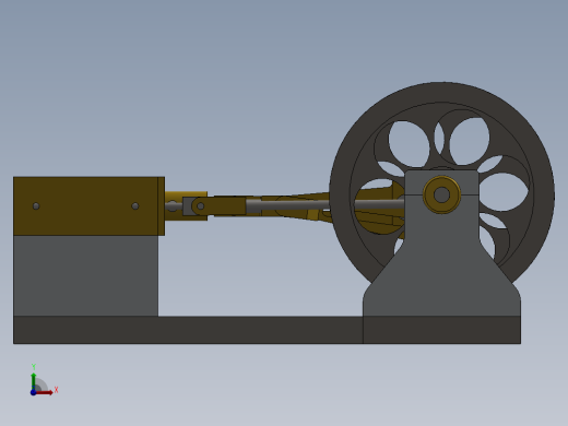 蒸汽机2-cylinder-horizontal-mill-steam-engi-模型格式为 sw前视缩略图