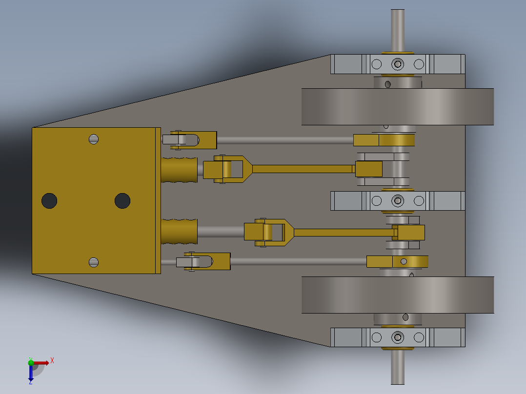 蒸汽机2-cylinder-horizontal-mill-steam-engi-模型格式为 sw俯视图