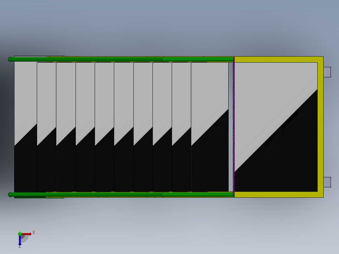 3.5米活动梯俯视图