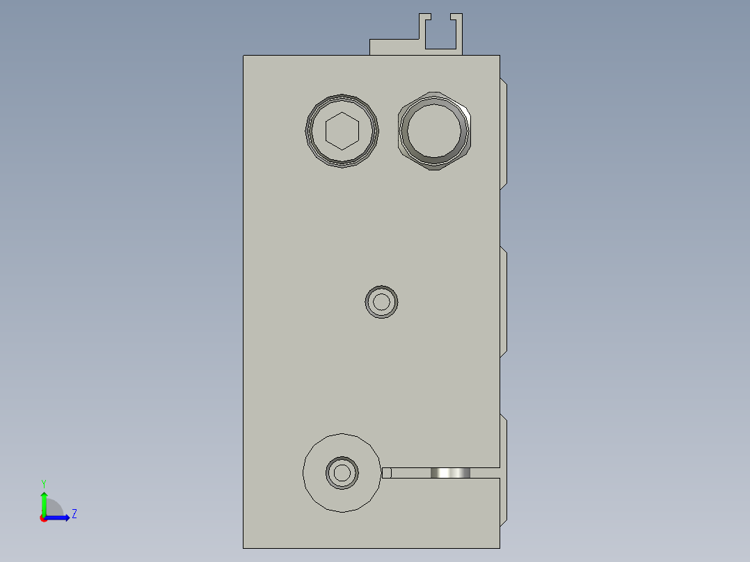 无杆气缸RMT16X400S左视图