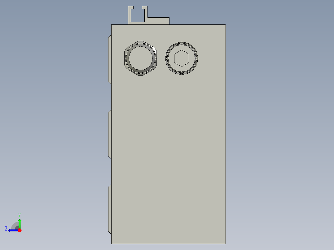 无杆气缸RMT16X400S右视图