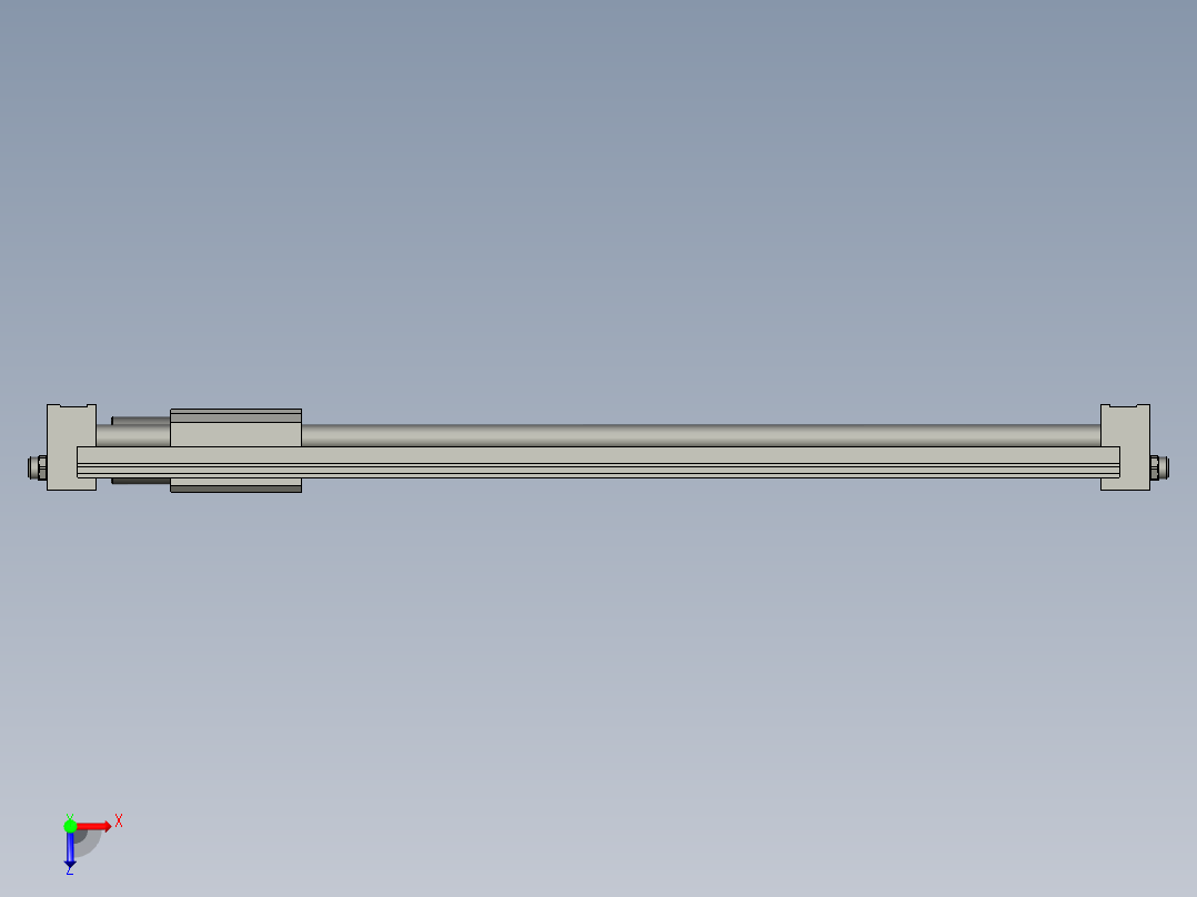 无杆气缸RMT16X400S俯视图