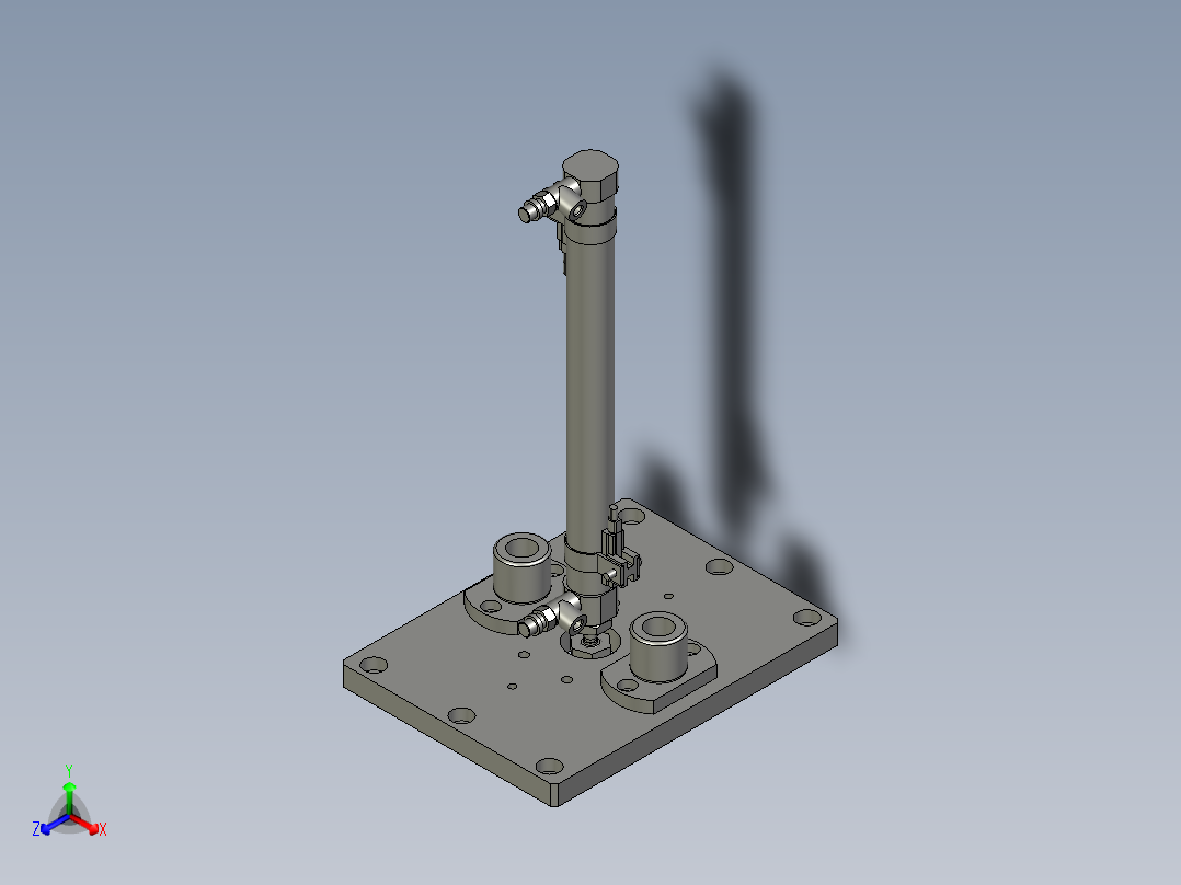 A236812-00日本口罩下压装置口罩机设计改造20201217正等轴测图
